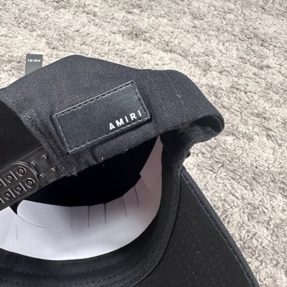 NWT AMIRI MA Logo Trucker Hat Black - Picture 4 of 4